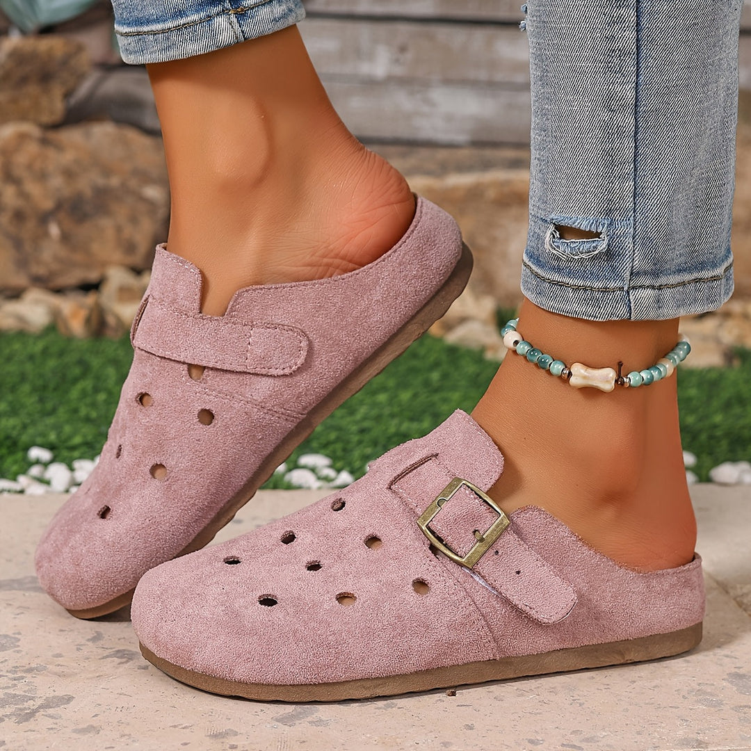 Marion | Buckle-Detail Slip-On Clogs