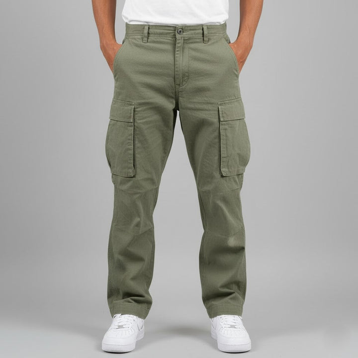 Spencer | Relaxed Fit Cargo Trousers with Side Pockets