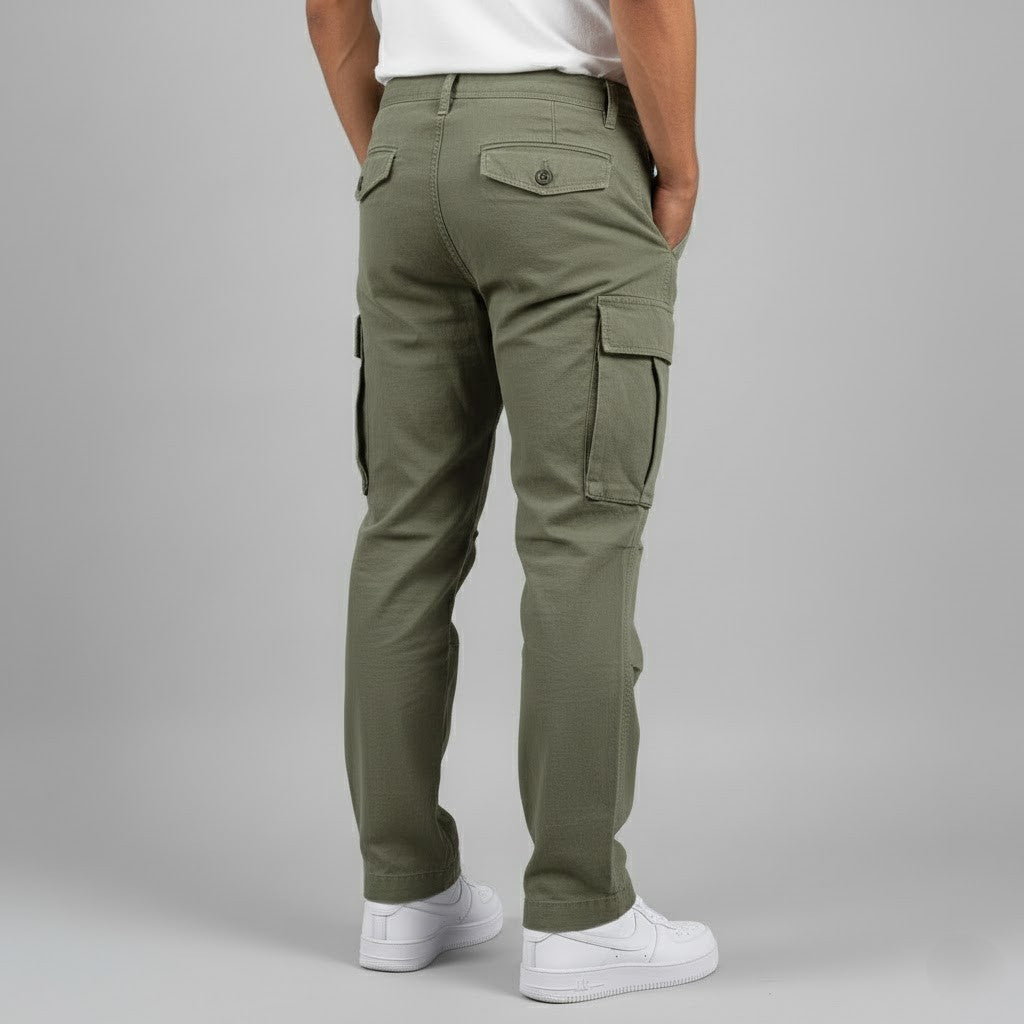 Spencer | Relaxed Fit Cargo Trousers with Side Pockets