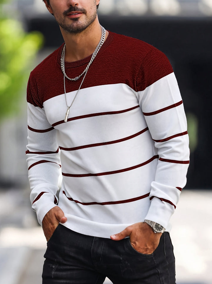 Henry | Striped Crew Neck Jumper