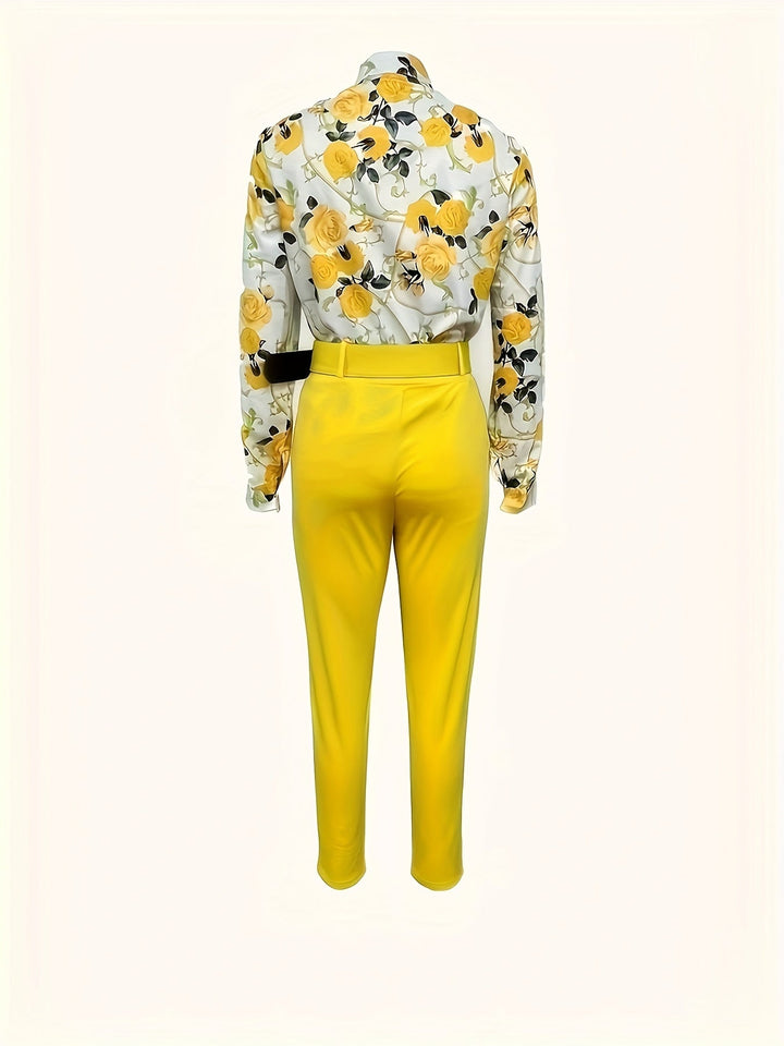Susanna | Elegant Floral Two-Piece Set