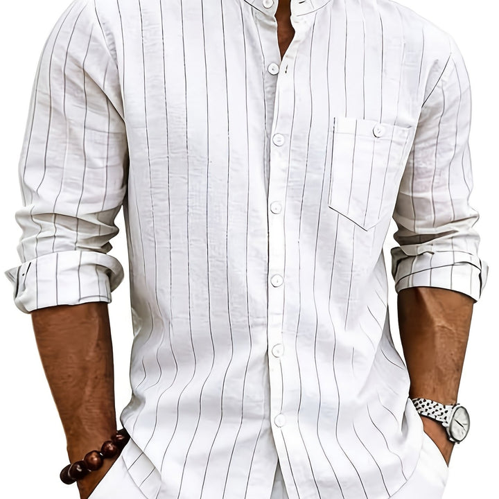 Edward | Striped Button-Up Shirt