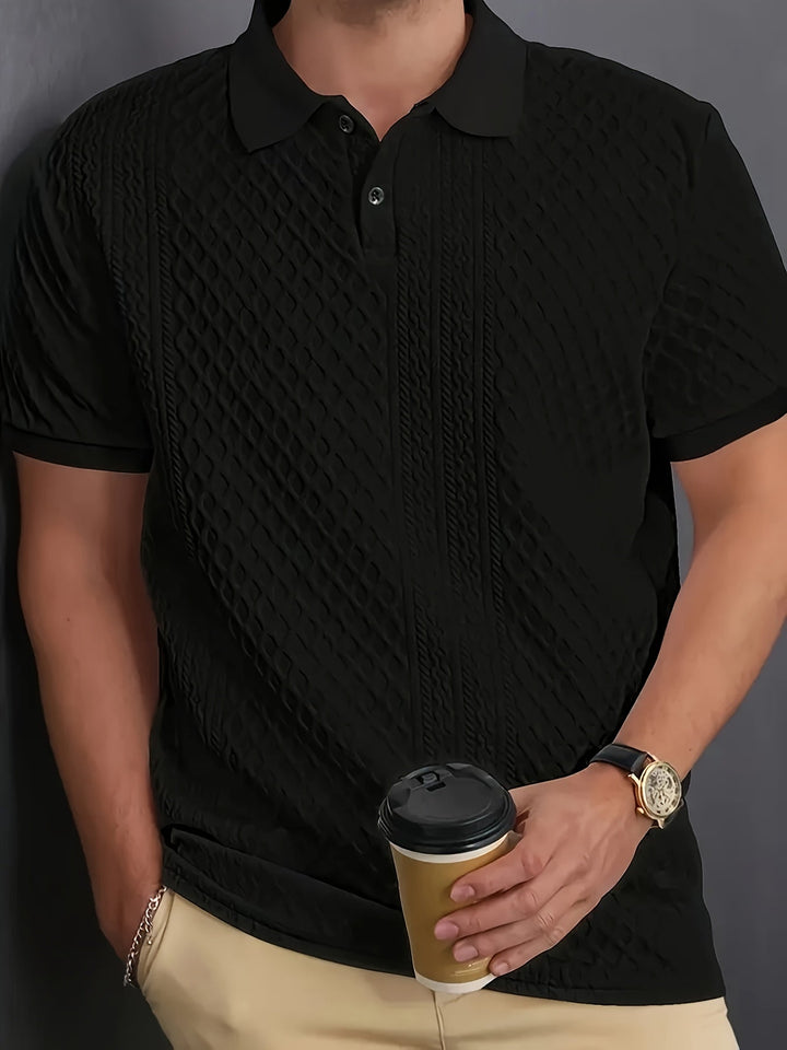 Nathaniel | Refined Textured Polo