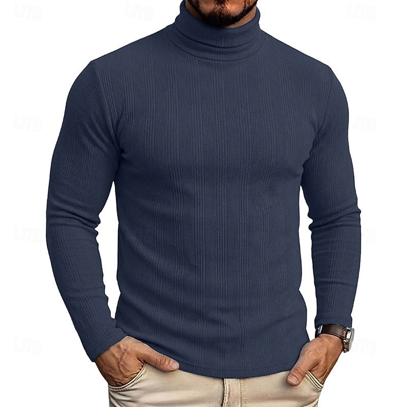 Rowan | Textured Turtleneck