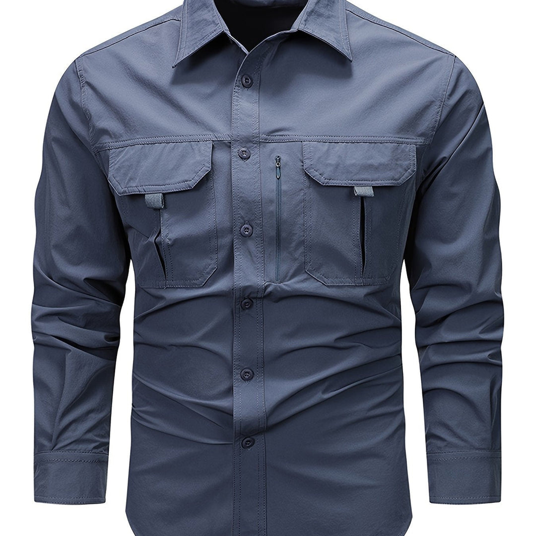 Duncan | Rugged Multi-Pocket Cargo Shirt