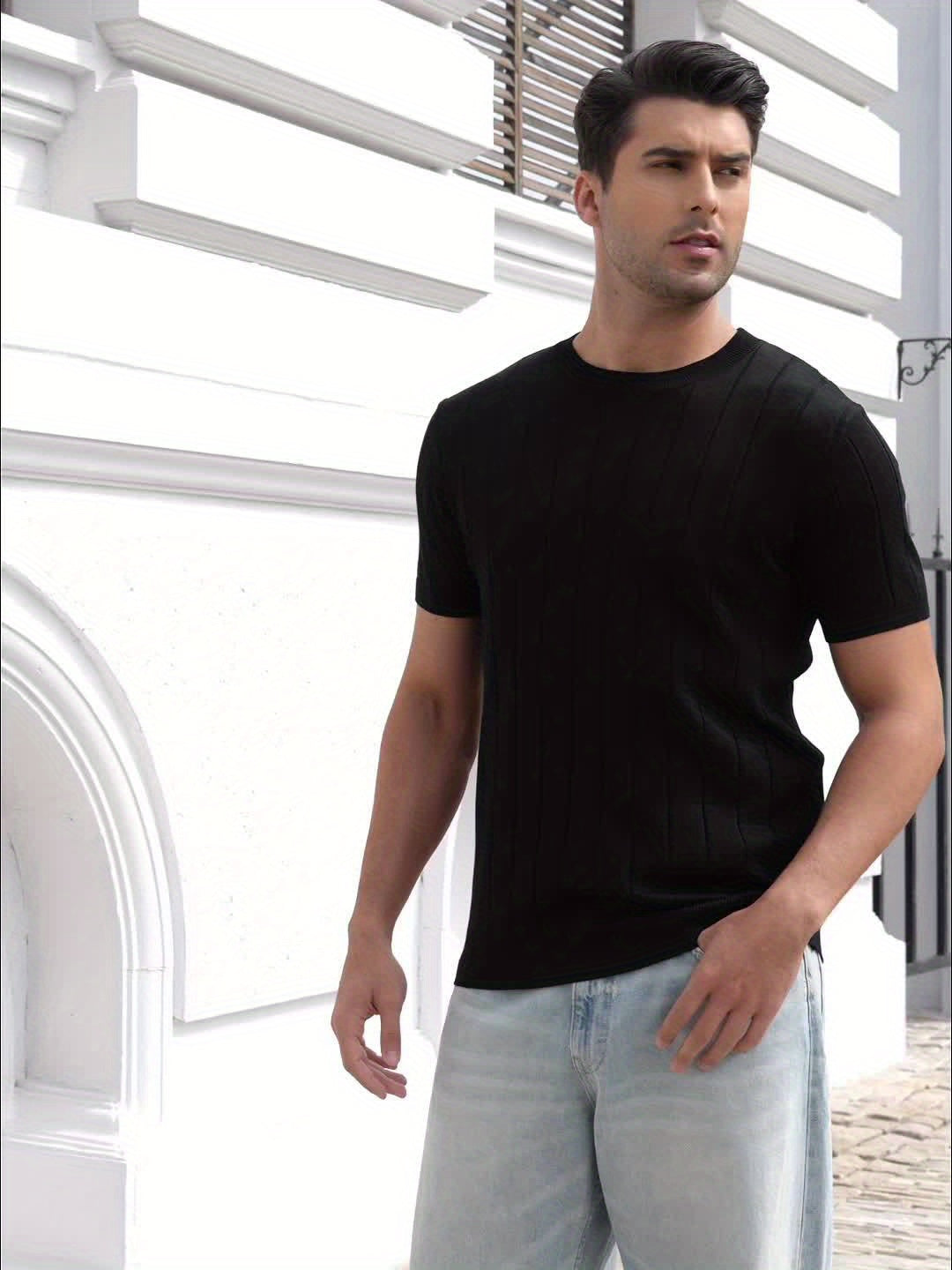 Curtis | Ribbed Short-Sleeve Top