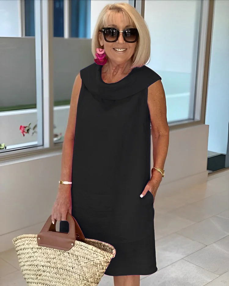 Tonya | Casual Sleeveless Round Neck Dress