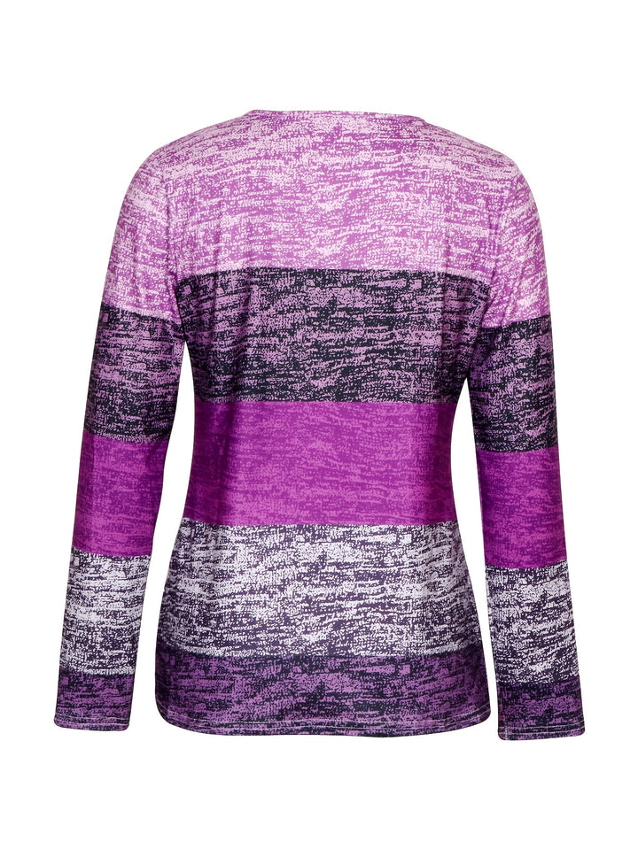 Ophelia | colourblock Quarter-Zip Top