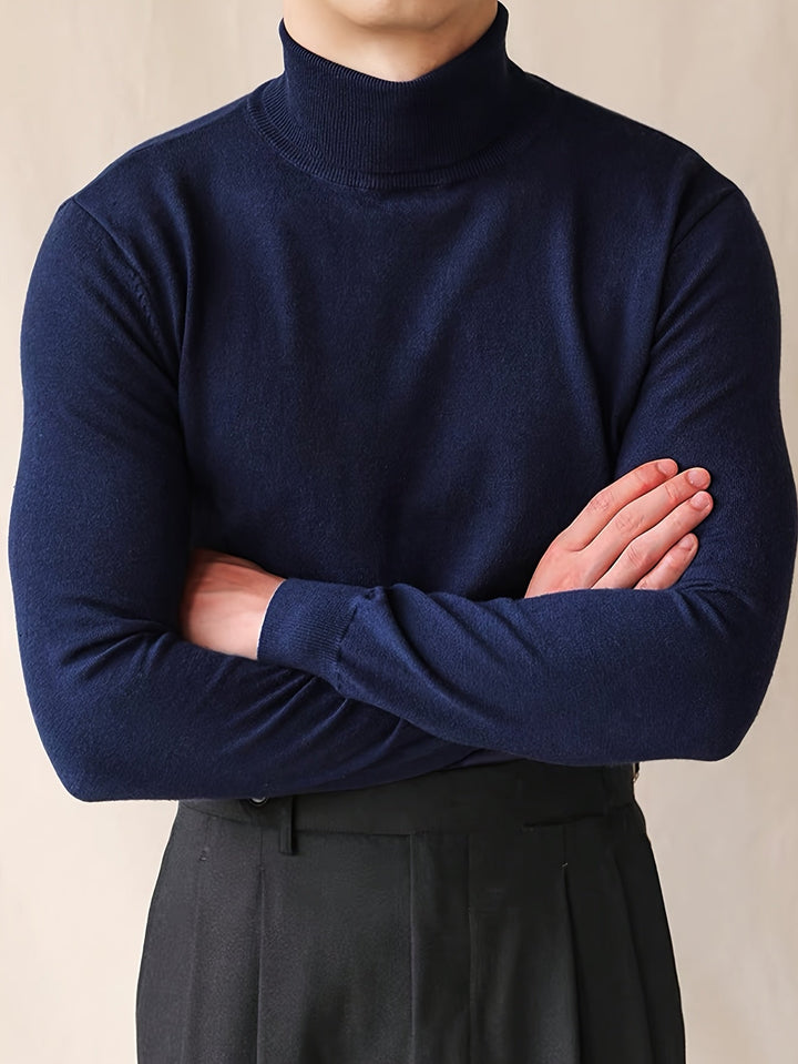 Dominic | Refined High-Neck Turtleneck