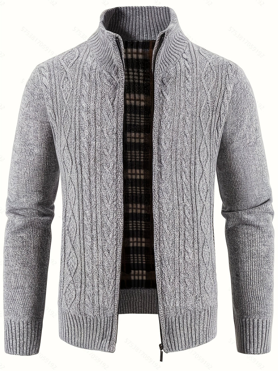 Walter | Textured Full-Zip Cardigan