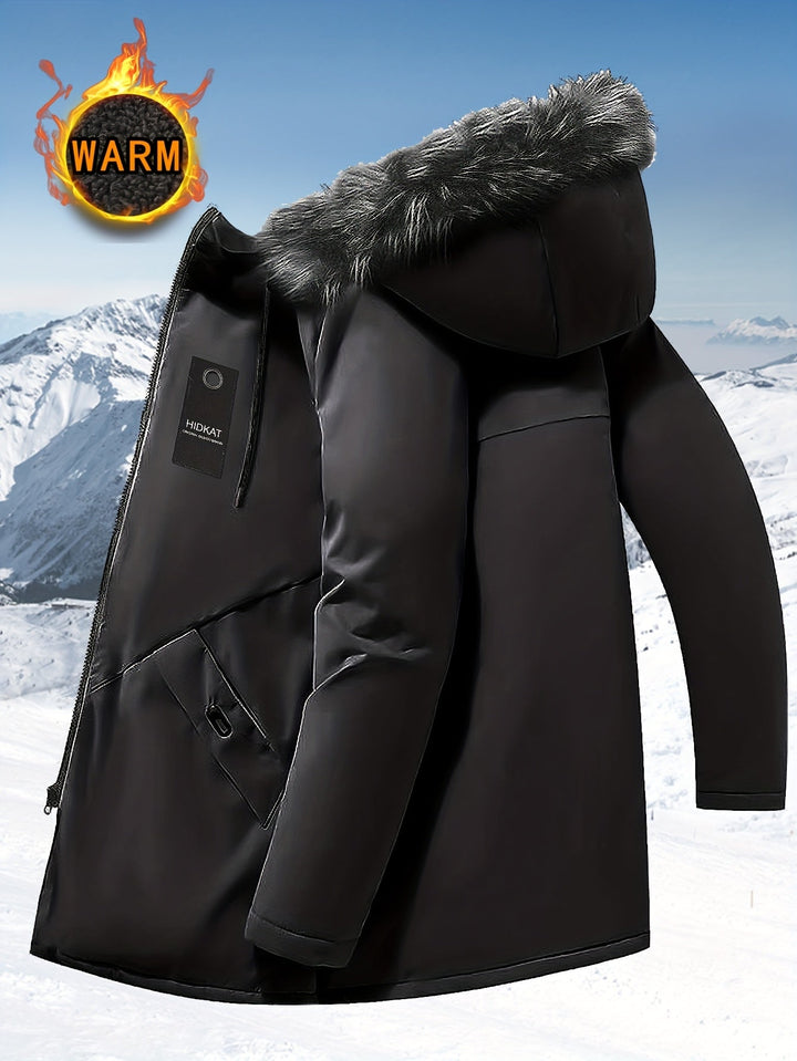 Lincoln | Hooded Mid-Length Parka Jacket