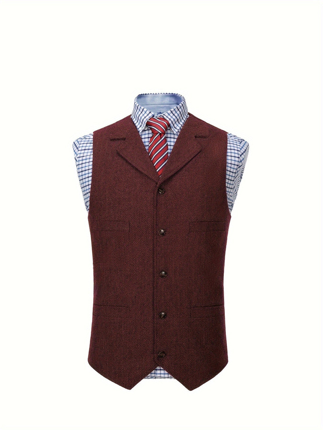 Colton | Heritage Herringbone Vest