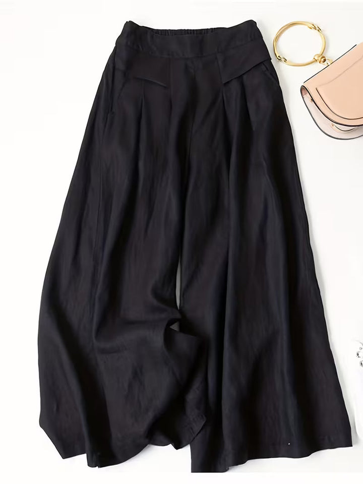 Valeria | Breathable Loose Wide-Leg Trousers