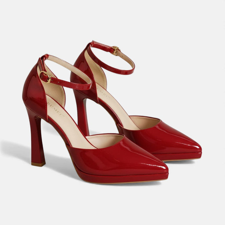 Evette | Stylish Ankle Strap Pointed Heels