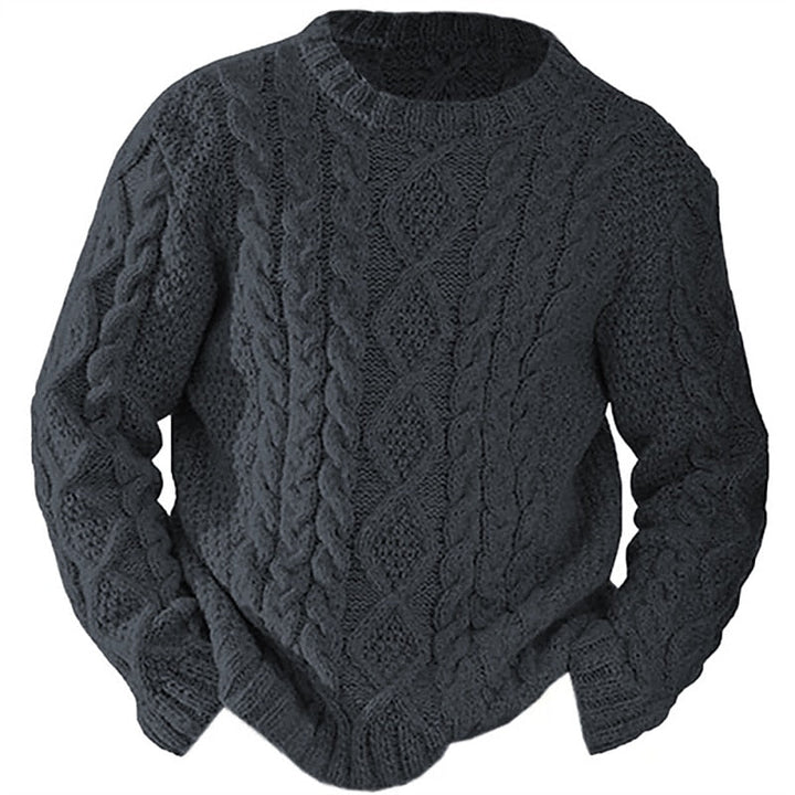 Ellis | Cable Knit Crew Neck Jumper