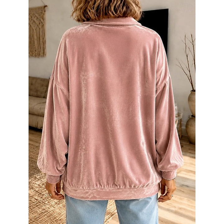 Darcy | Relaxed Collared Pullover