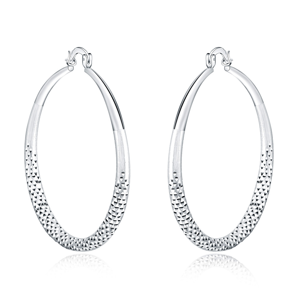 Tonya | Classic Retro Silver Long Earrings