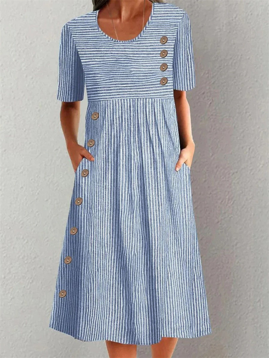 Lillian | Striped Summer Dress