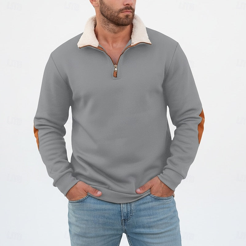 Sawyer | Standing Collar Half-Zip Pullover