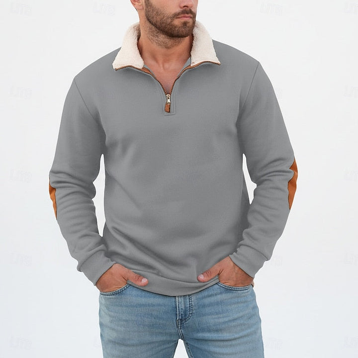 Sawyer | Standing Collar Half-Zip Pullover