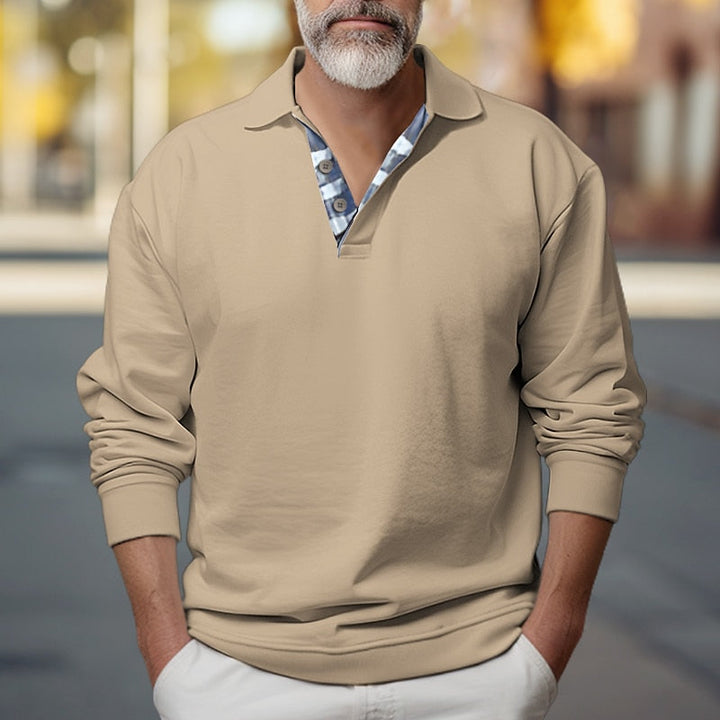 Griffin | Polo-Collar Sweatshirt