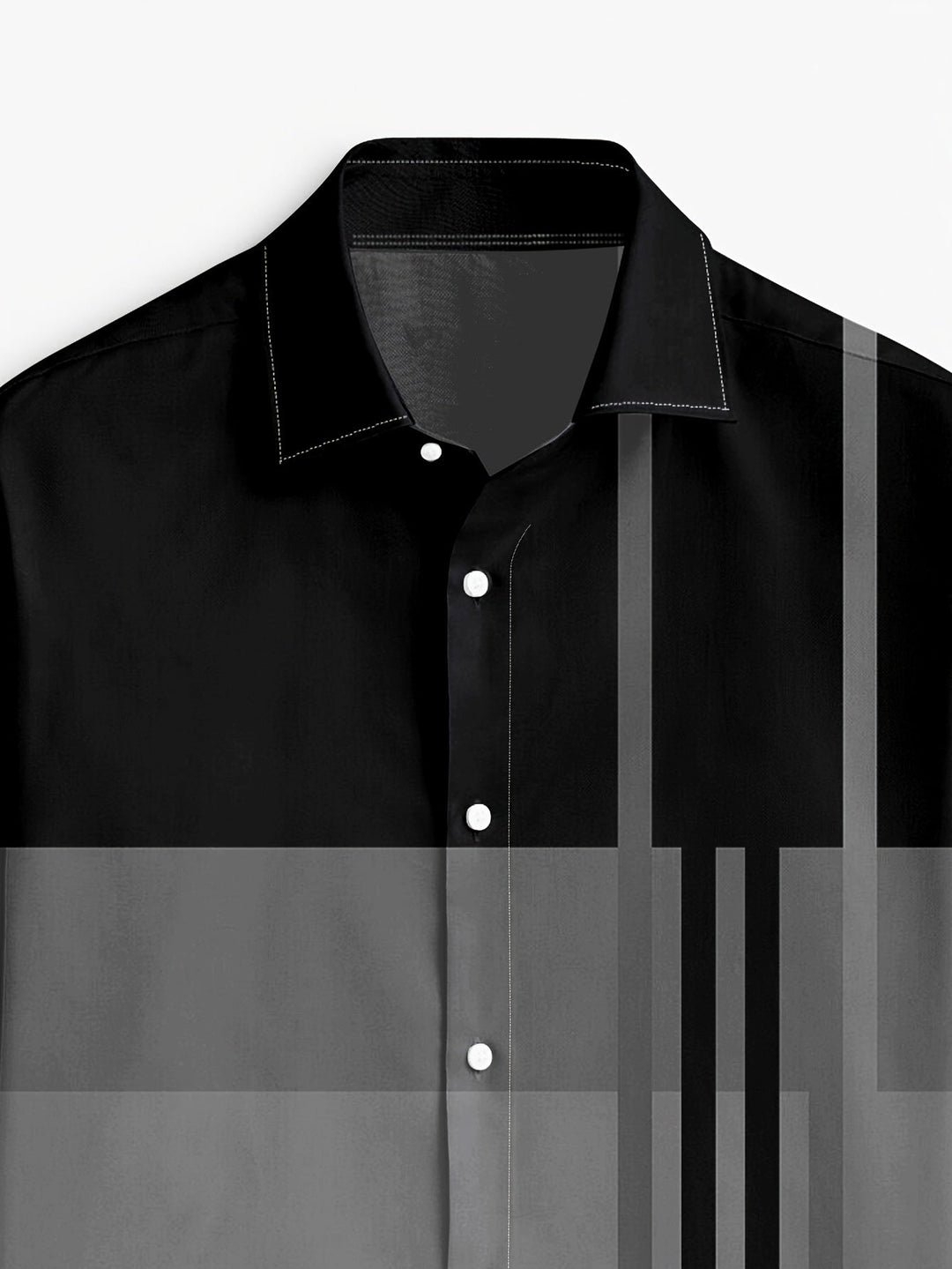 Rueben | Colour-Block Long-Sleeve Shirt