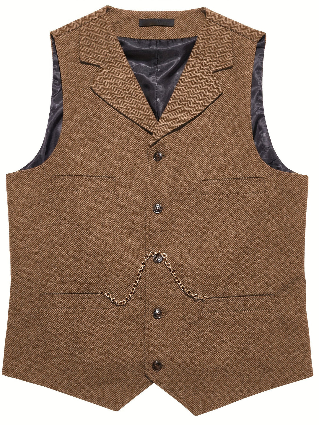Byron | Refined Herringbone Waistcoat