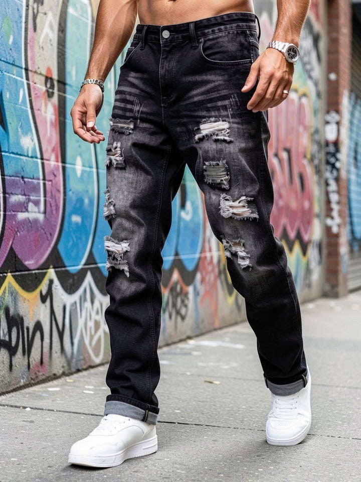 Caleb | Rugged Straight-Leg Jeans