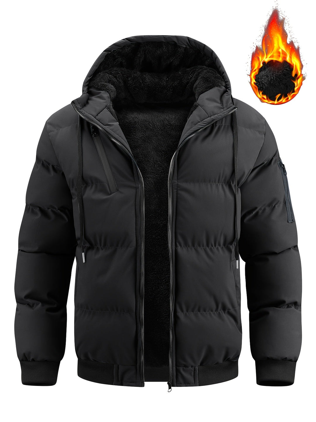 Bruce | Quilted Hooded Winter Jacket