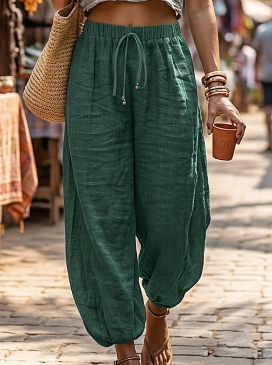 Marjorie | Relaxed Drawstring Lantern Trousers