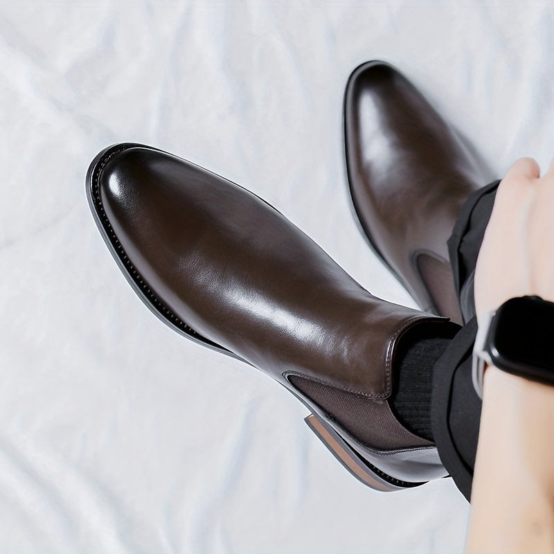 Ashford | Refined Pointed-Toe Chelsea Boots