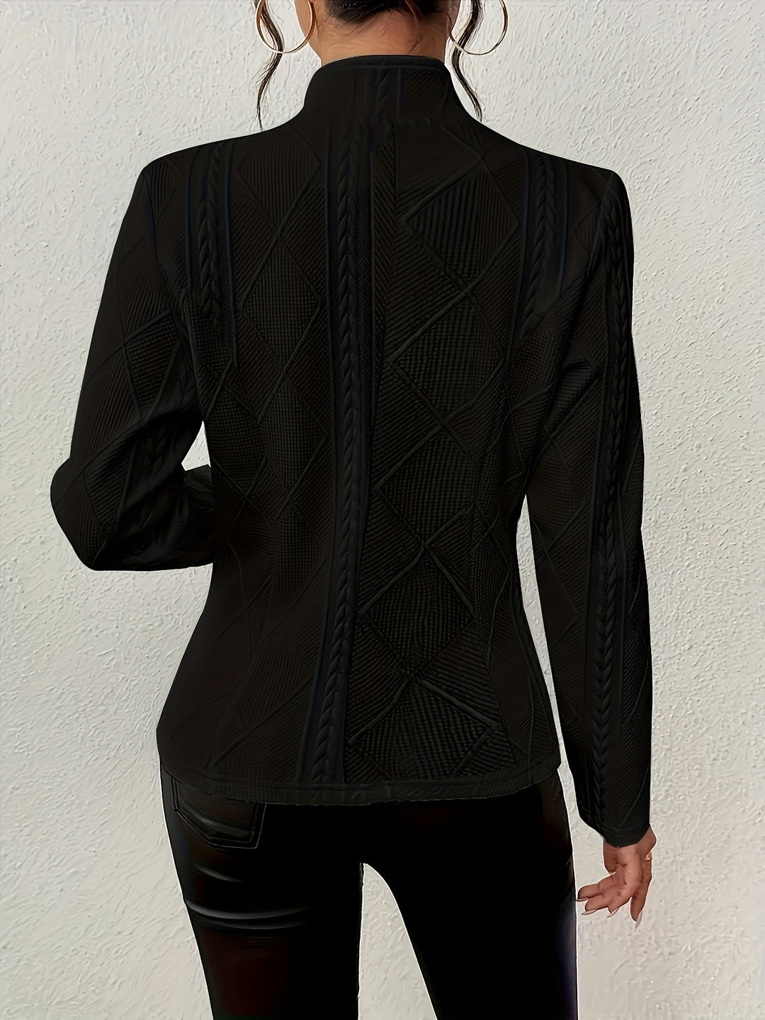 Whitney | Waist-Defining Textured Blazer
