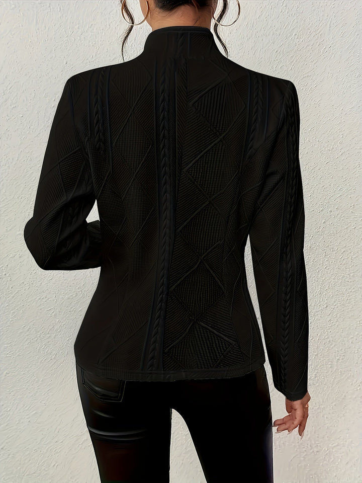 Whitney | Waist-Defining Textured Blazer