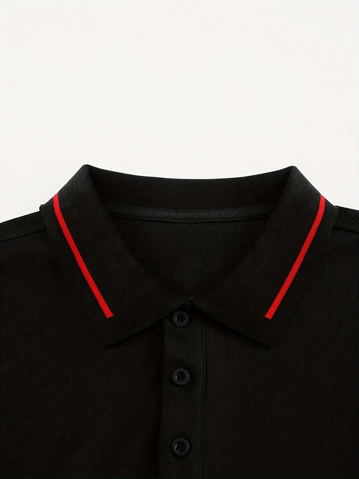 Dalton | Refined Long-Sleeve Polo Shirt