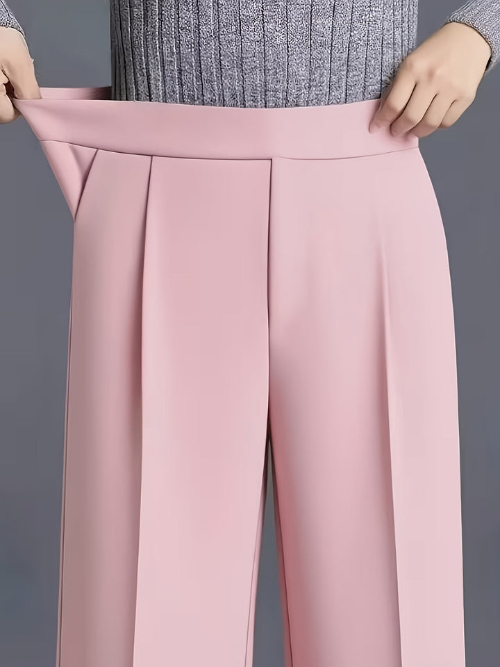 Claudia | High-Waisted Wide-Leg Trousers