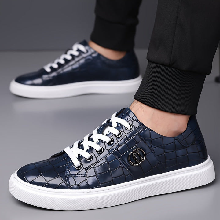 Bruno | Refined Textured Sneakers