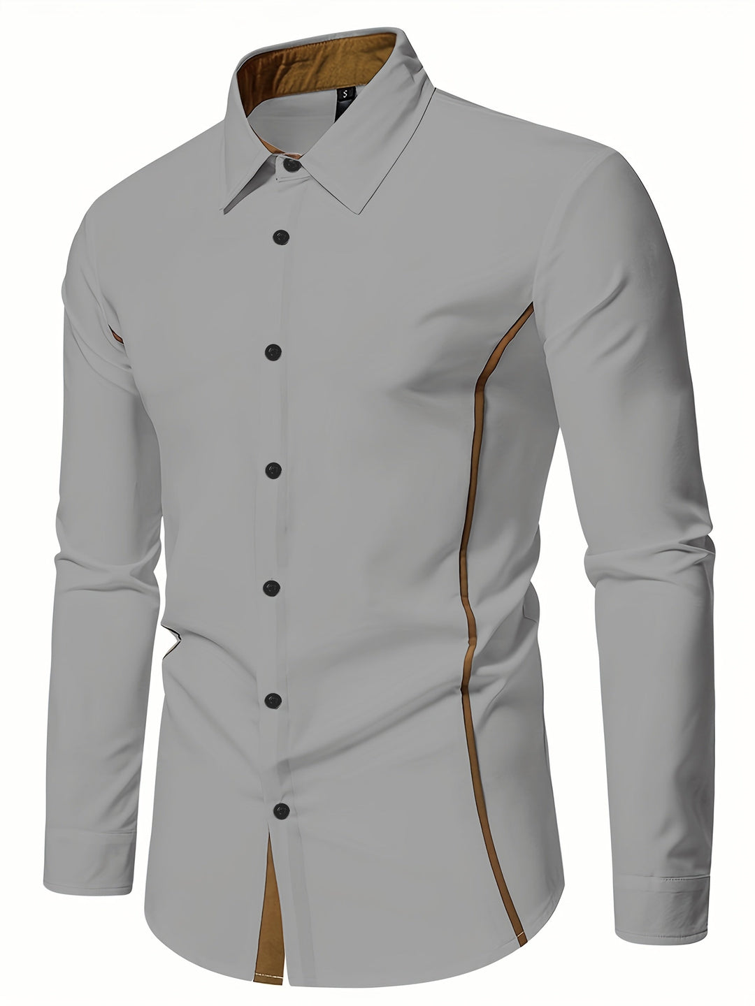 Graham | Contrast-Trim Slim Shirt