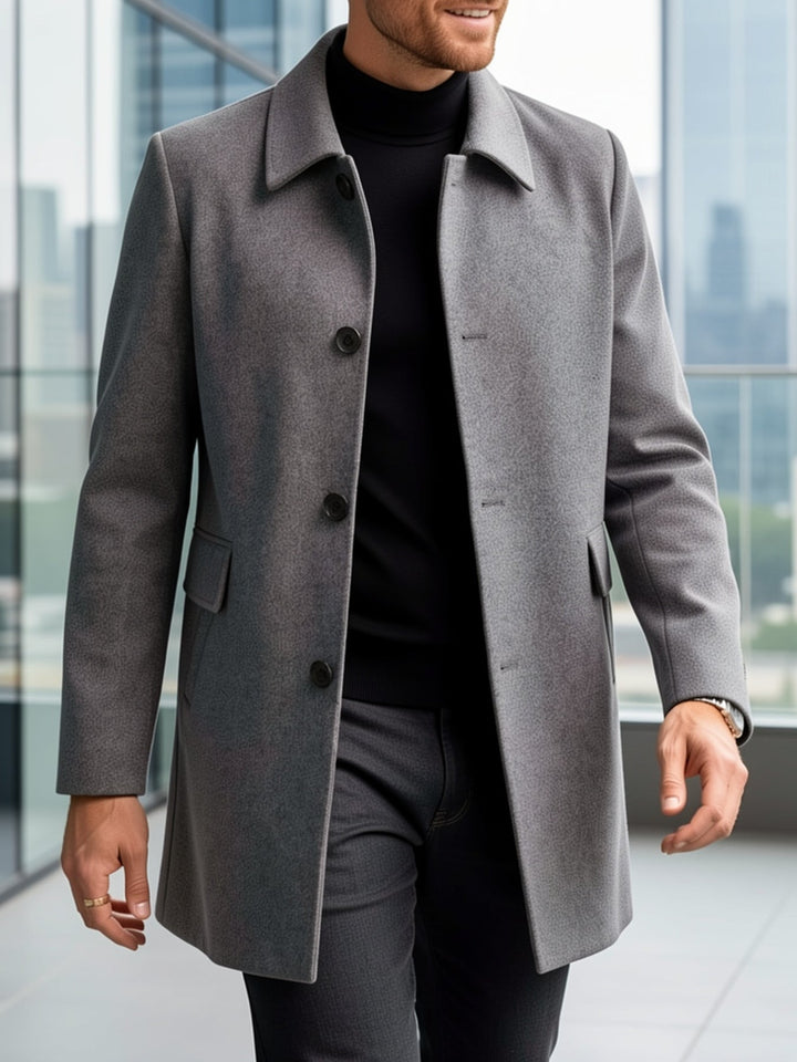 Gerard | Refined Single-Breasted Overcoat