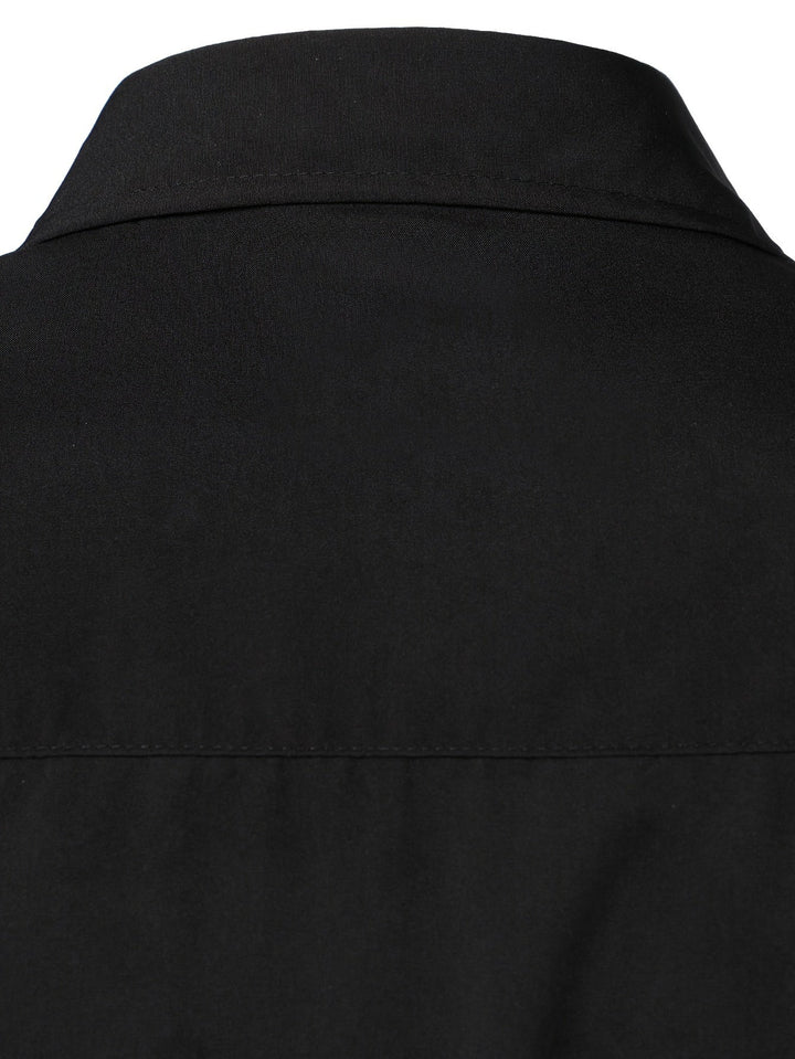Lucille | Contrast-Trim Long Sleeve Shirt