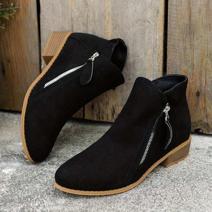 Joanna | Elegant Comfortable Zipper Shoes