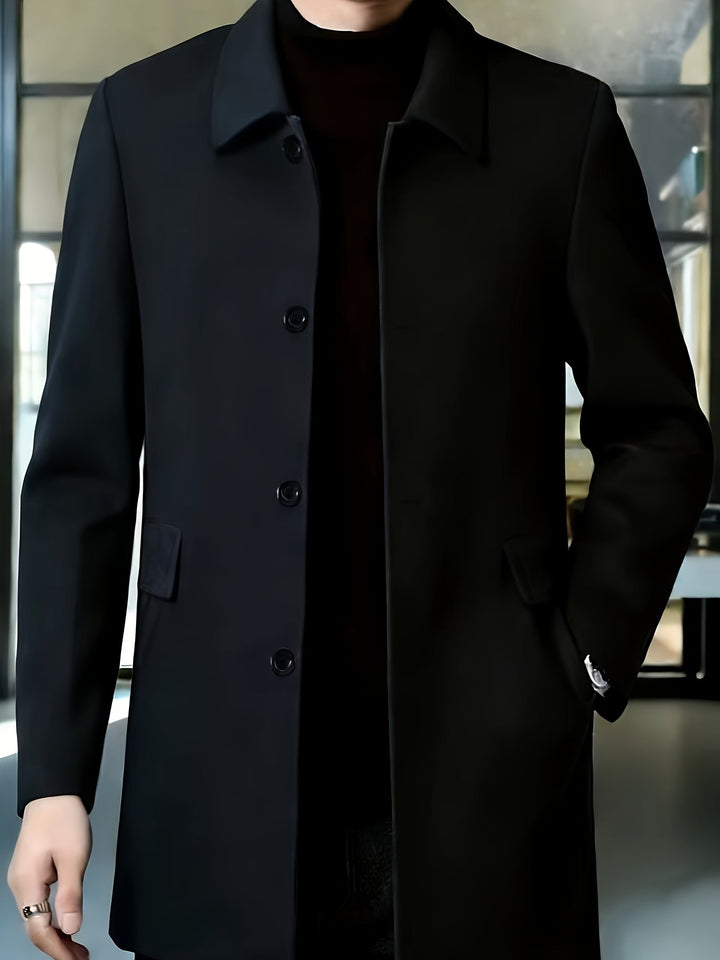 Gerard | Refined Single-Breasted Overcoat