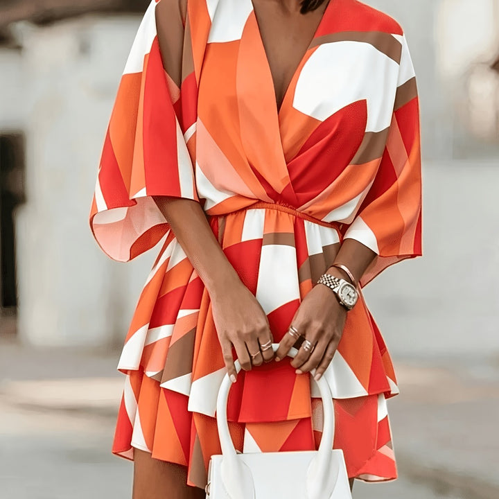 Rosanna | Flowing Batwing Wrap Dress
