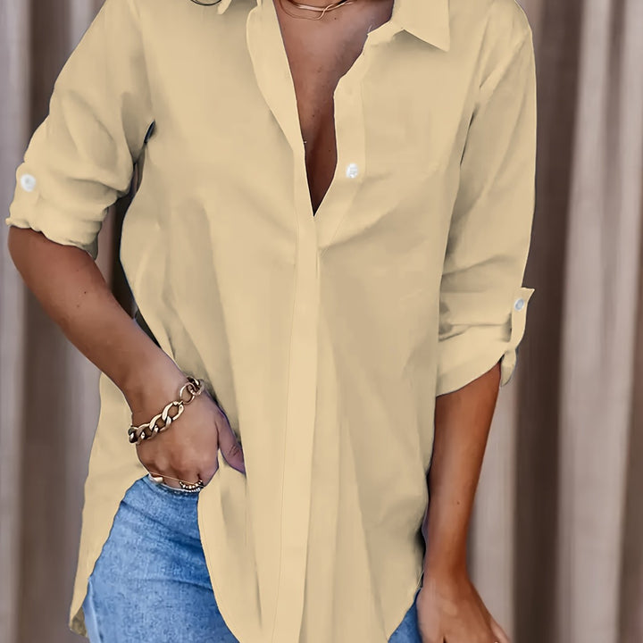 Sylvia | Relaxed Collared Shirt