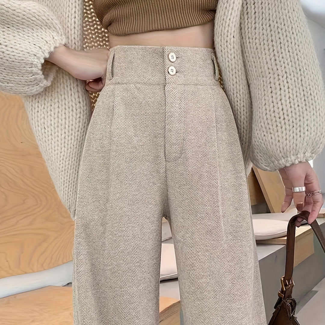 Clementine | High-Waisted Wide-Leg Trousers