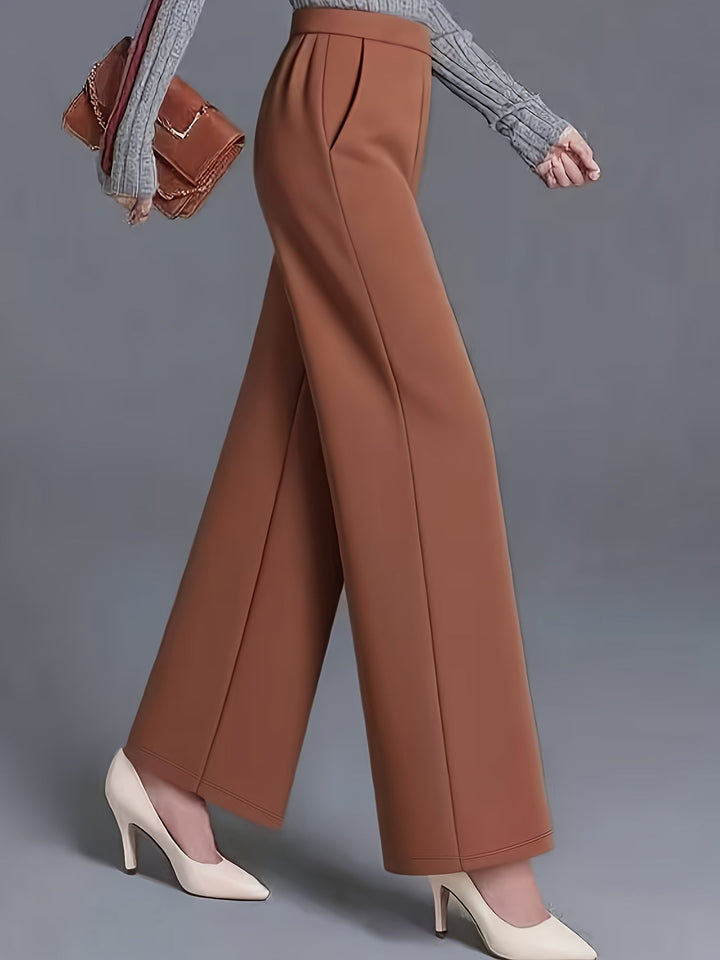Claudia | High-Waisted Wide-Leg Trousers