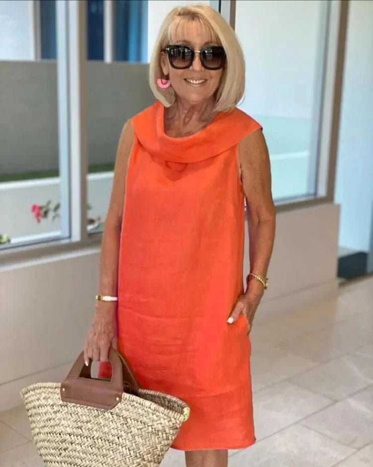 Tonya | Casual Sleeveless Round Neck Dress