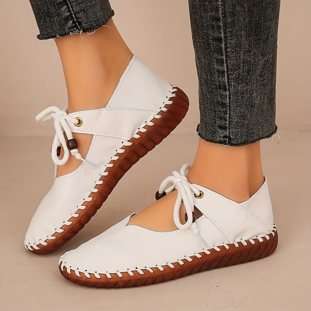 Annette | Handcrafted Lace-Up Flats