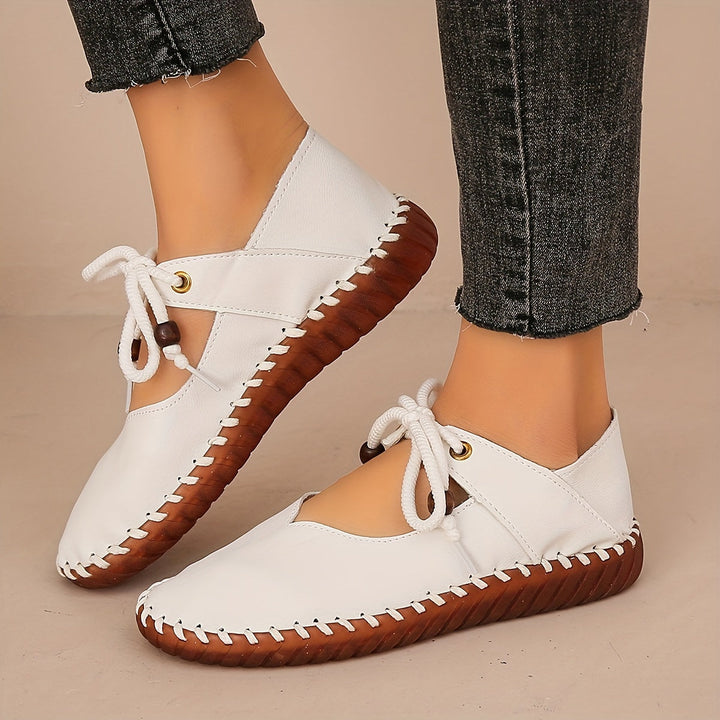 Annette | Handcrafted Lace-Up Flats