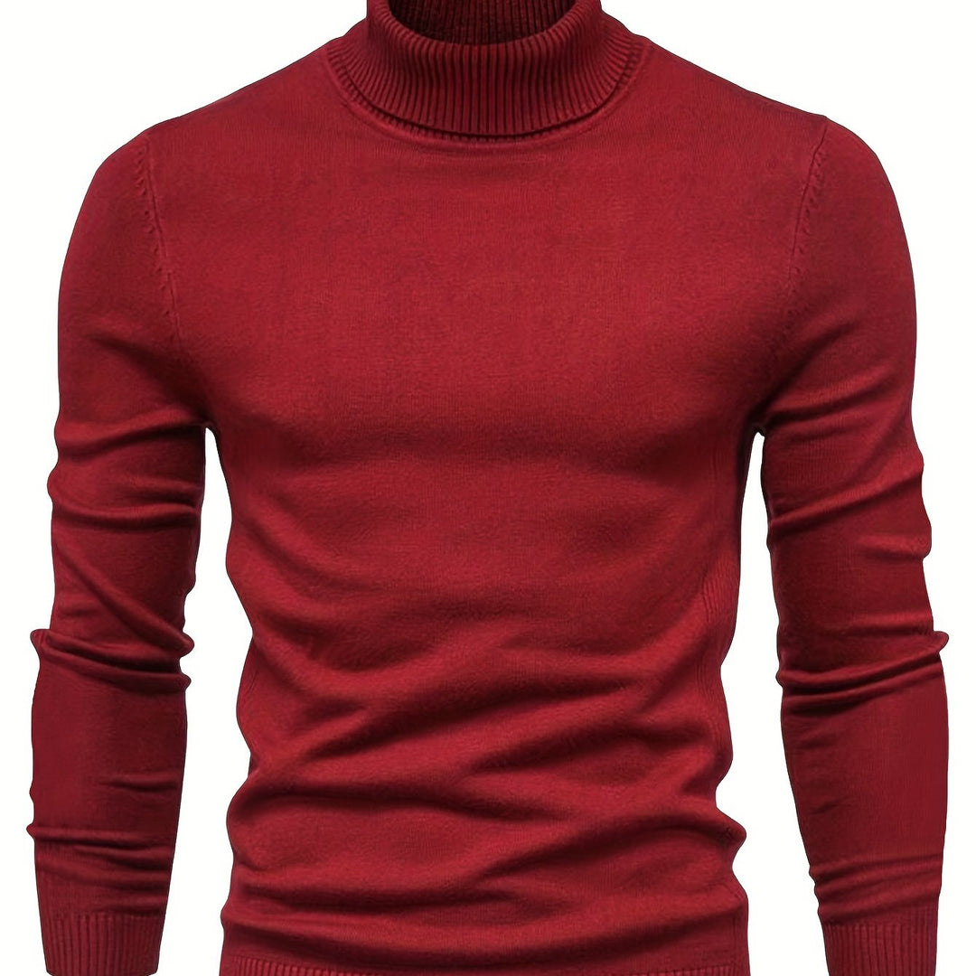 Malcolm | Classic Mock-Neck Jumper