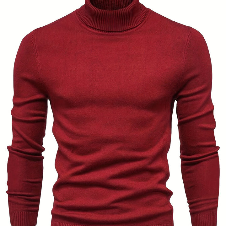 Malcolm | Classic Mock-Neck Jumper